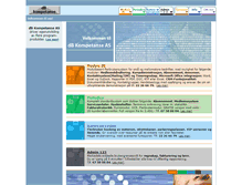 Tablet Screenshot of dbkomp.no
